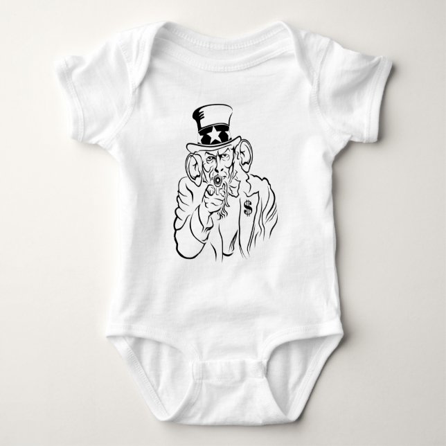 T-shirts Tio Sam ouve (Frente)