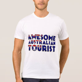 T-shirts Típica da bandeira do turismo australiano, incríve