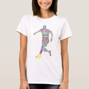 T-shirts Típico de jogador de futebol - Camisa-T