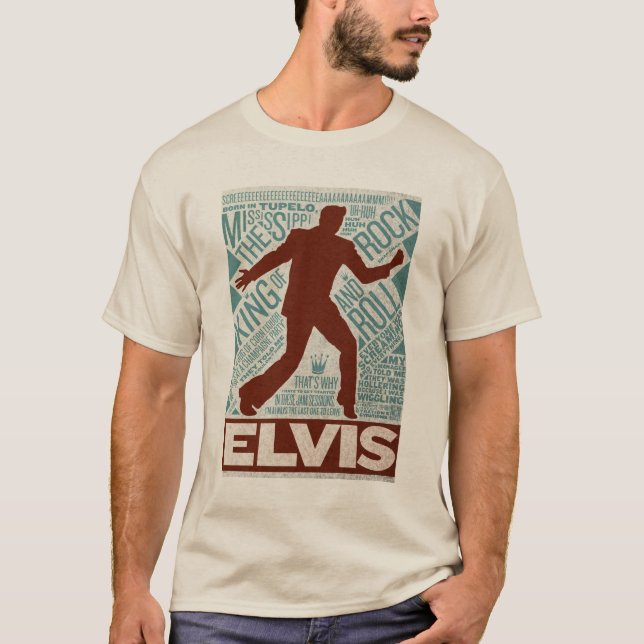 T-shirts Tipo Elvis Quartet de Milhão de Dólares (Frente)