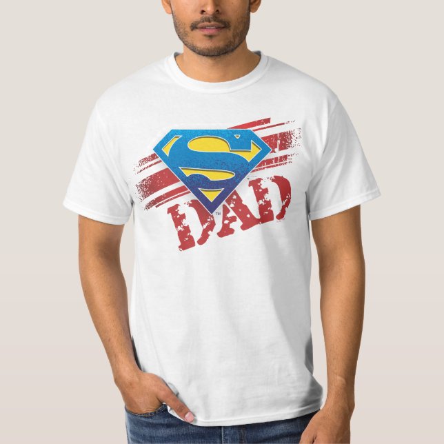 T-shirts Tiras de Super Pai (Frente)