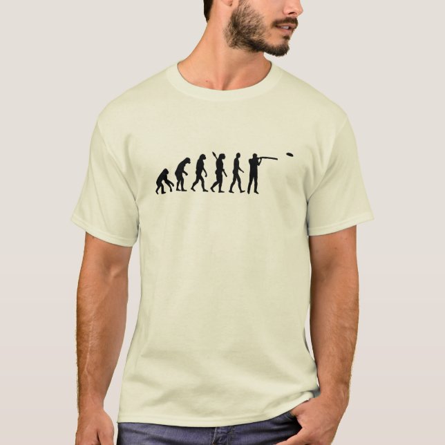 T-shirts Tiro de armadilha da evolução (Frente)