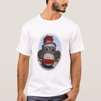 T-shirts Tiro de caneca do macaco, menina
