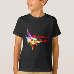 T-shirts Tiro quente do Paintball!