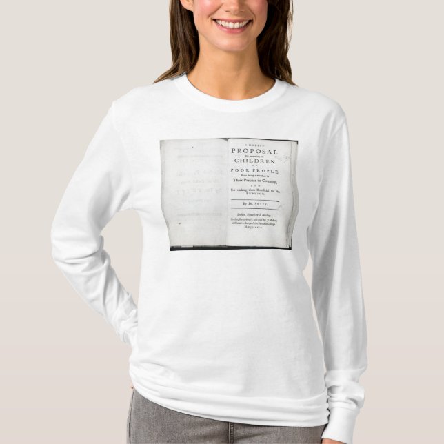 T-shirts Titlepage 'a um Proposal modesto (Frente)