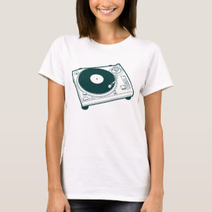 T-shirts Toca-discos de Vinil Antigo