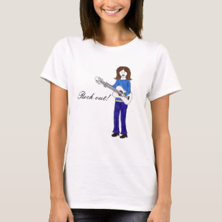 T-shirts Toca guitarra Rocker Chic