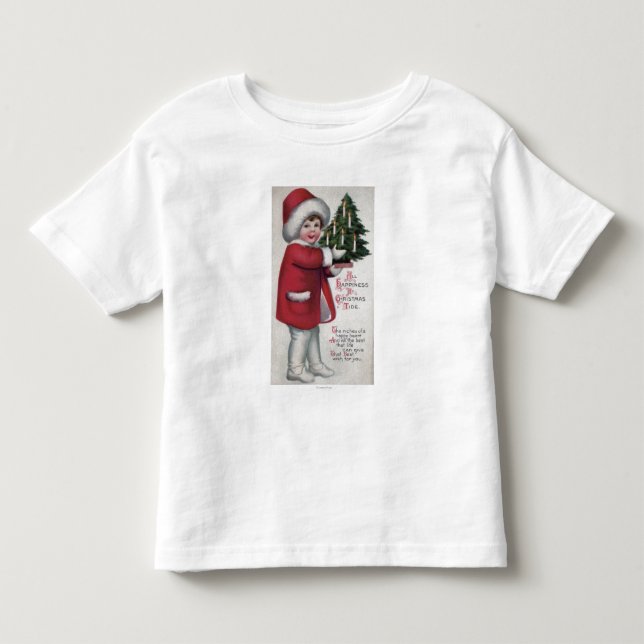 T-shirts Toda a felicidade na maré do Natal (Frente)