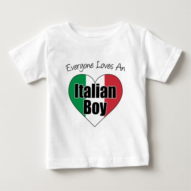 T-shirts Todo Mundo Adora Garoto Italiano (Frente)