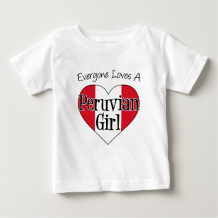 T-shirts Todo Mundo Adora Rapariga Peruana