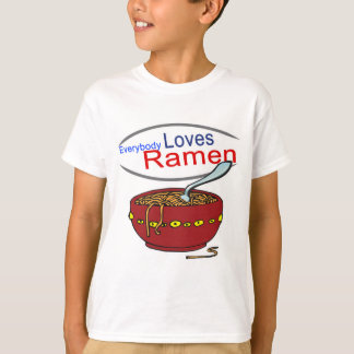 T-shirts Todo mundo ama Ramen Parody