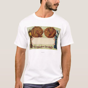 T-shirts Todo o beijo do Dia das Bruxas GreetingsPumpkins