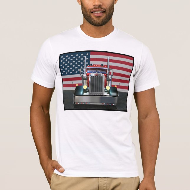 T-shirts Todo o Peterbilt americano (Frente)