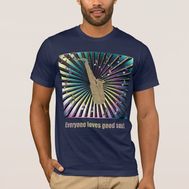 T-shirts Todos ama o bom saxofone! (Frente)