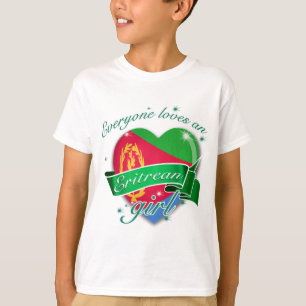 T-shirts Todos ama uma menina do Eritrean