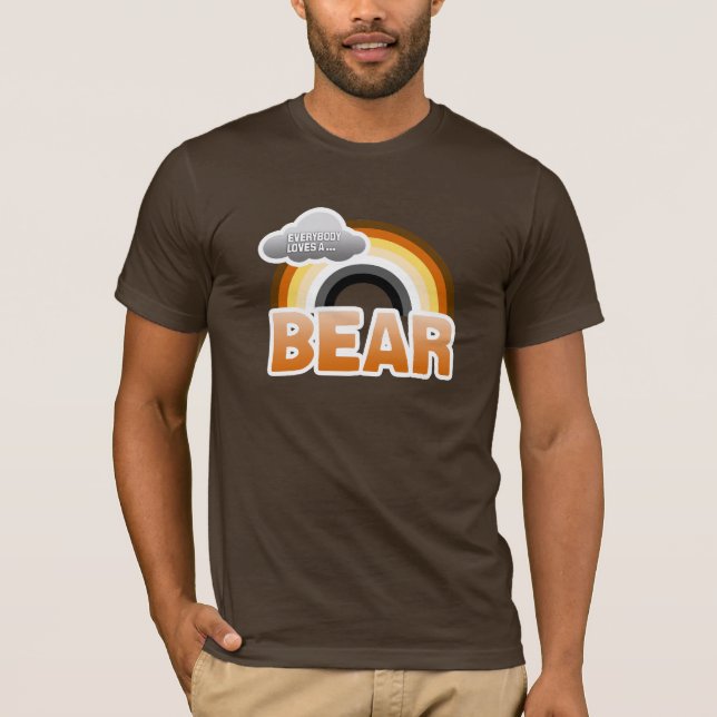 T-shirts Todos Amam um Urso (Frente)