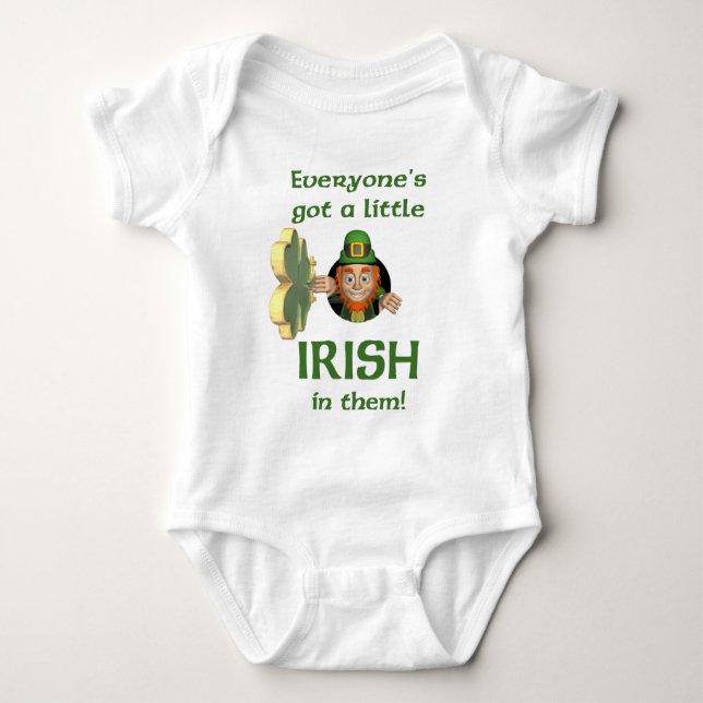 T-shirts Todos obteve um irlandês pequeno (Frente)