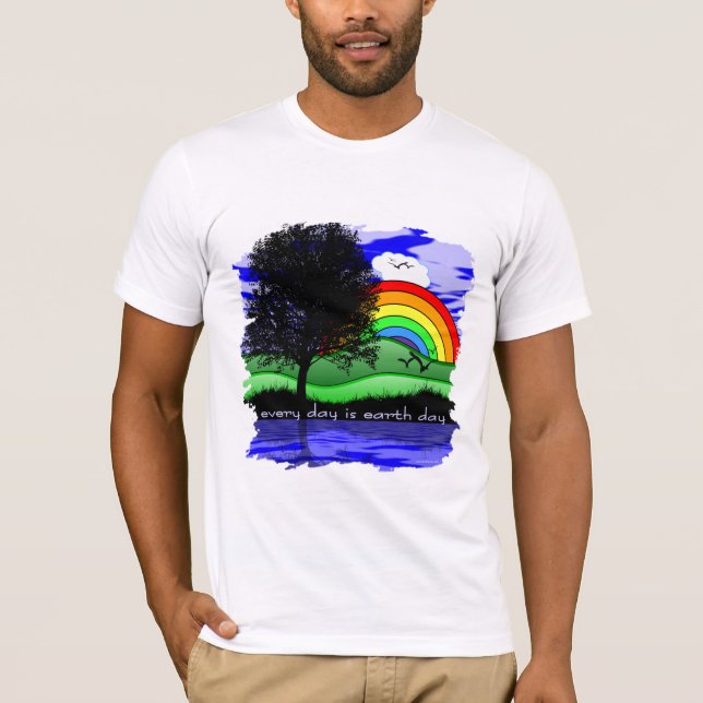 T-shirts Todos os dias é Dia da Terra (Frente)