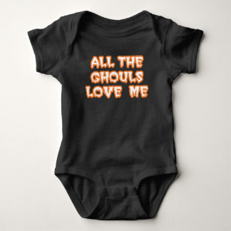 T-shirts Todos Os Ghouls Me Adoram Criança Roupa Negra