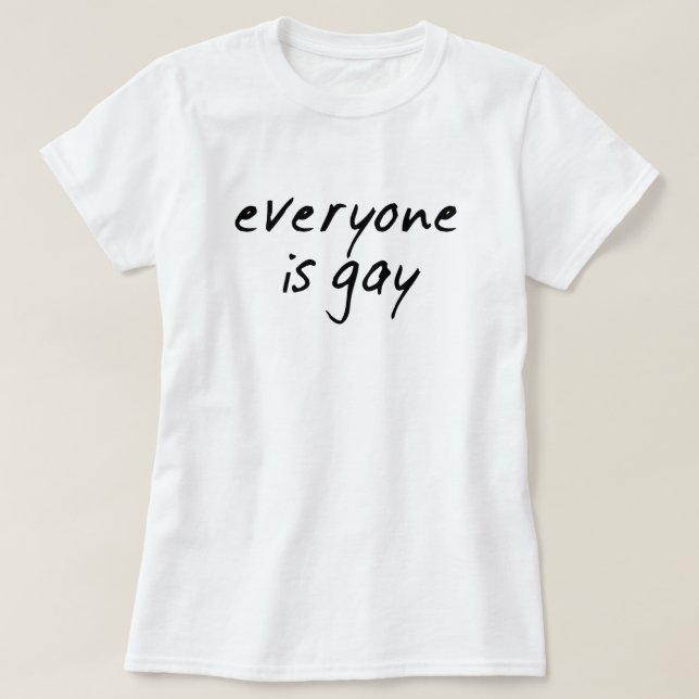 T-SHIRTS TODOS SÃO GAY! (Frente do Design)