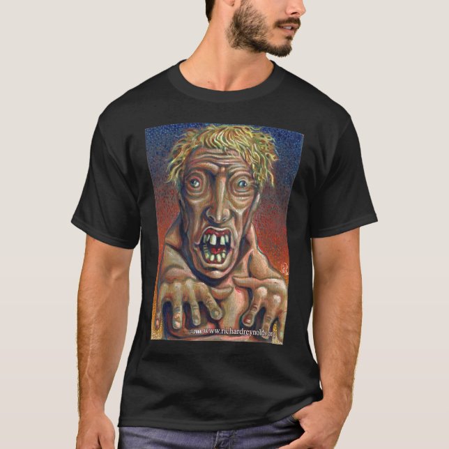 T-shirts Todos sente como um zombi! (Frente)