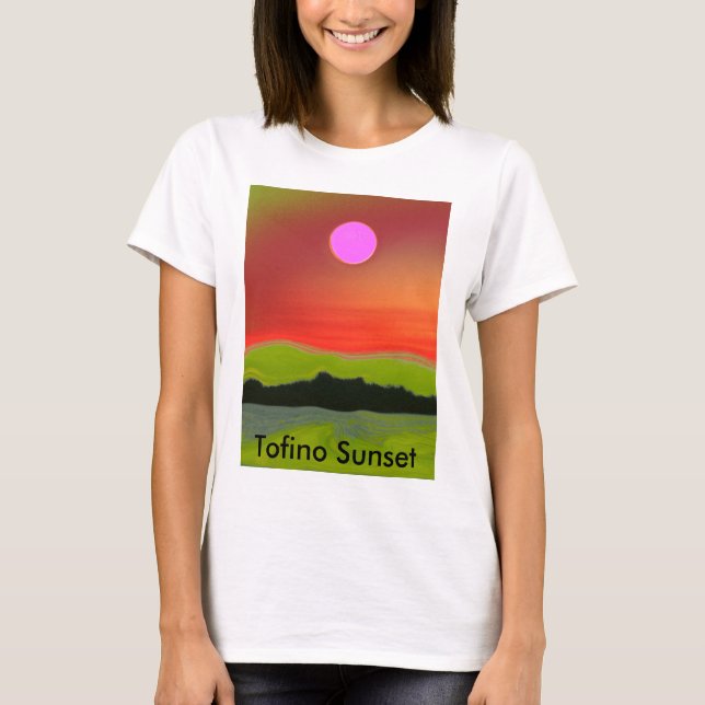 T-shirts Tofino Sunset (Frente)