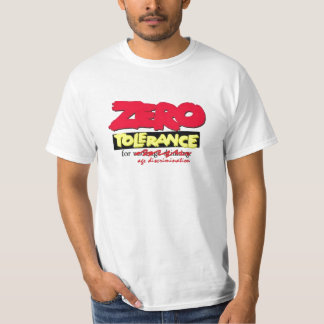 T-shirts Tolerância zero para a discriminação de idade