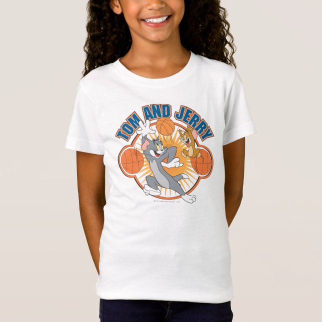 T-shirts Tom e Jerry Basbol 4 (Frente)