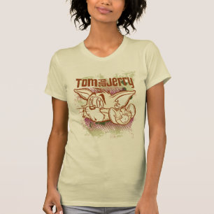 T-shirts Tom e Jerry Brown e Green