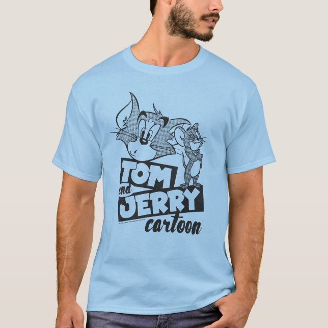 T-shirts Tom E Jerry | Cartoon Tom E Jerry (Frente)