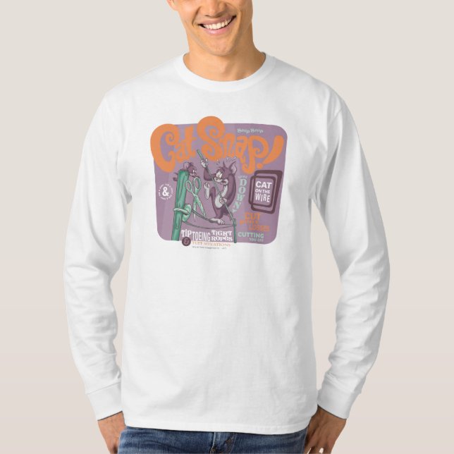 T-shirts Tom e Jerry Cat Snap (Frente)