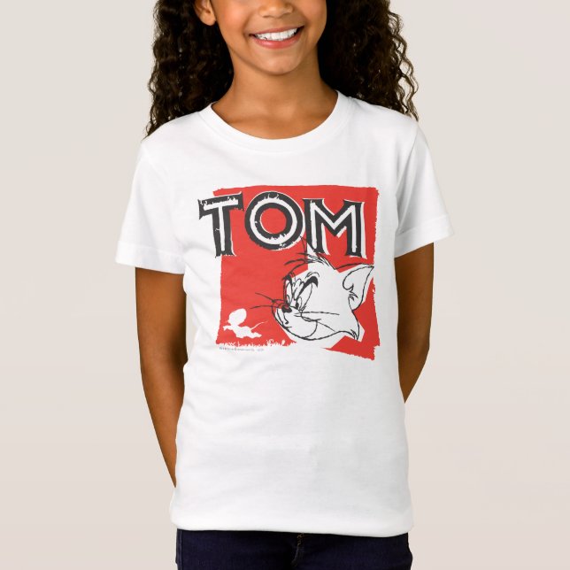 T-shirts Tom e Jerry Mad Cat (Frente)