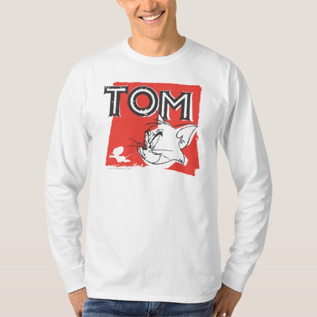 T-shirts Tom e Jerry Mad Cat (Frente)