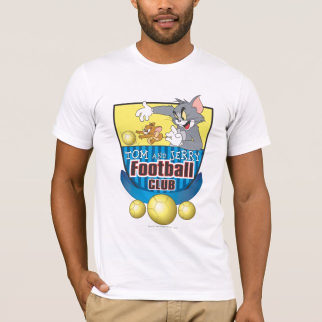 T-shirts Tom e Jerry Soccer (Futebol) 5 (Frente)