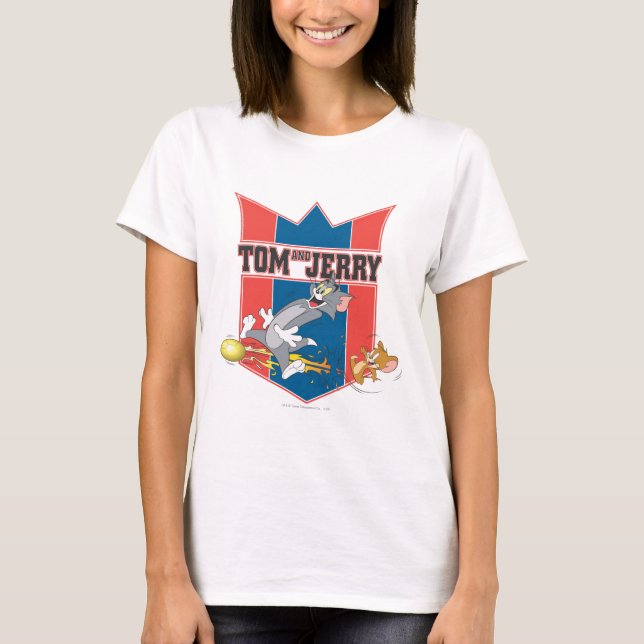 T-shirts Tom e Jerry Soccer (Futebol) 7 (Frente)