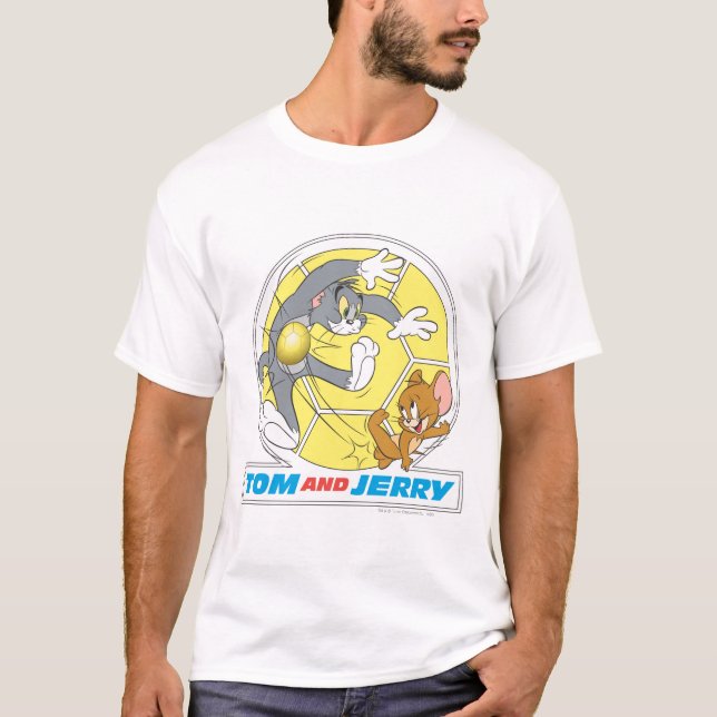 T-shirts Tom e Jerry Soccer (Futebol) 8 (Frente)