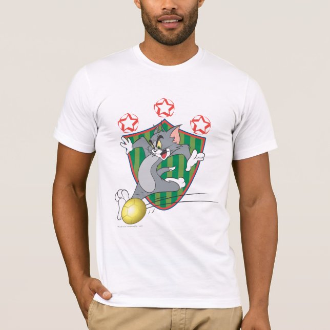 T-shirts Tom e Jerry Soccer (Futebol) 9 (Frente)