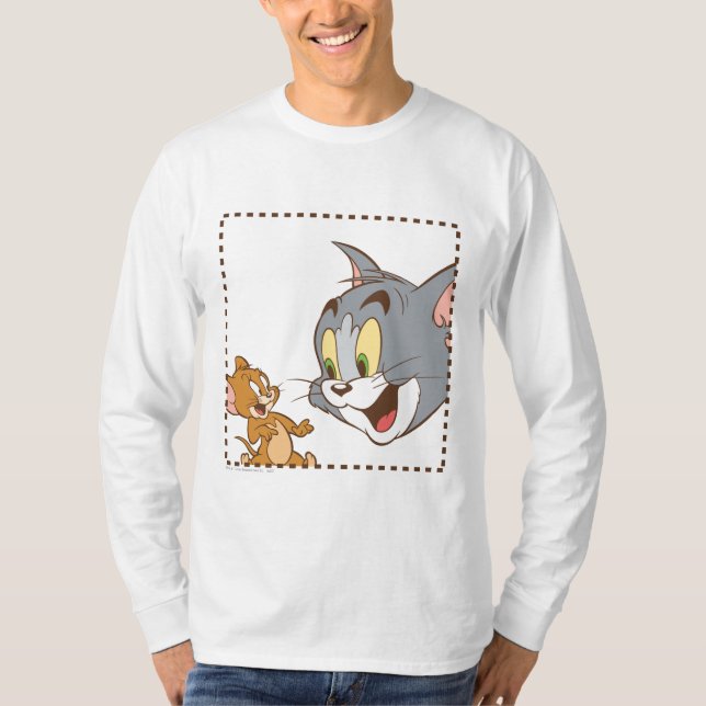 T-shirts Tom e Jerry Stamp (Frente)
