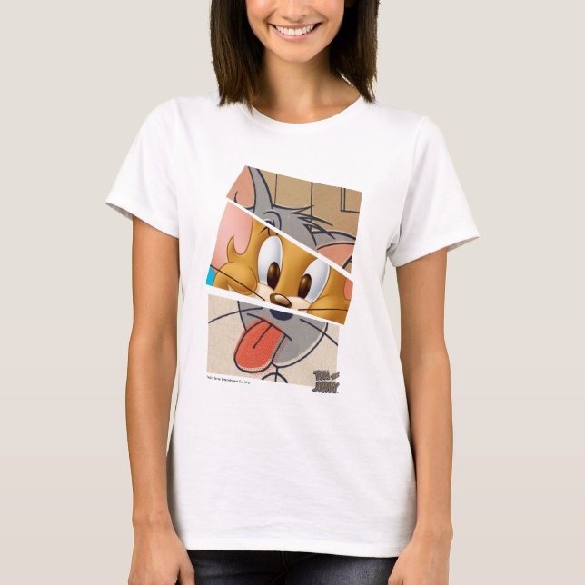 T-shirts Tom E Jerry | Tom E Jerry Mashup (Frente)