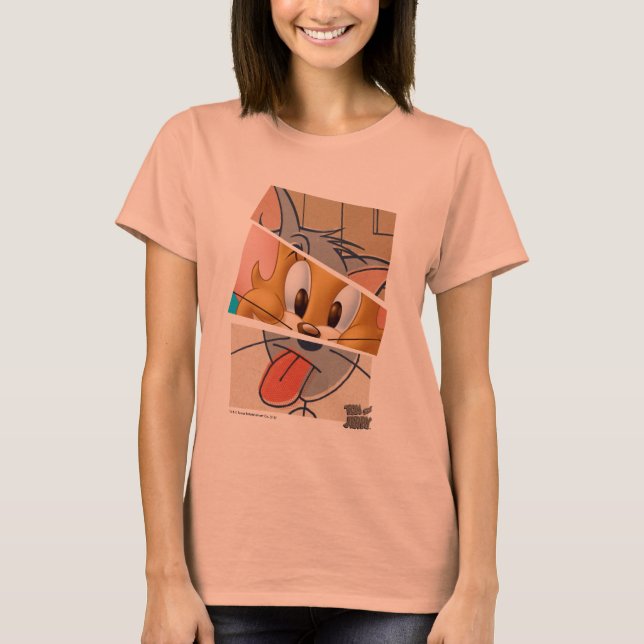 T-shirts Tom E Jerry | Tom E Jerry Mashup (Frente)
