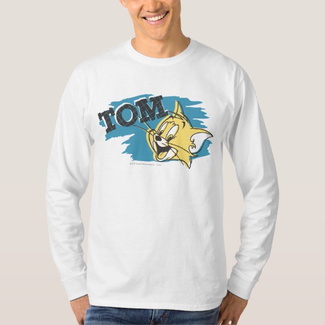 T-shirts Tom Logotipo Azul e Amarelo (Frente)