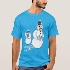 T-shirts Tombadilho do boneco de neve