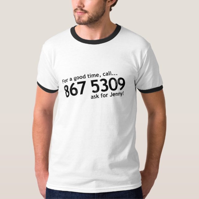 T-shirts Tommy 867 5309 Tutone (Frente)