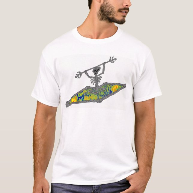 T-shirts tons felizes do caiaque (Frente)