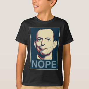 T-shirts Tony Abbott - Nope