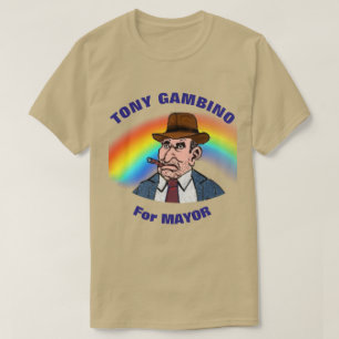 T-shirts Tony Gambino para o Mayor