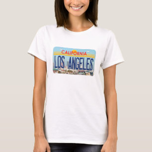 T-shirts Topo do Tanque da CA de Los Angeles