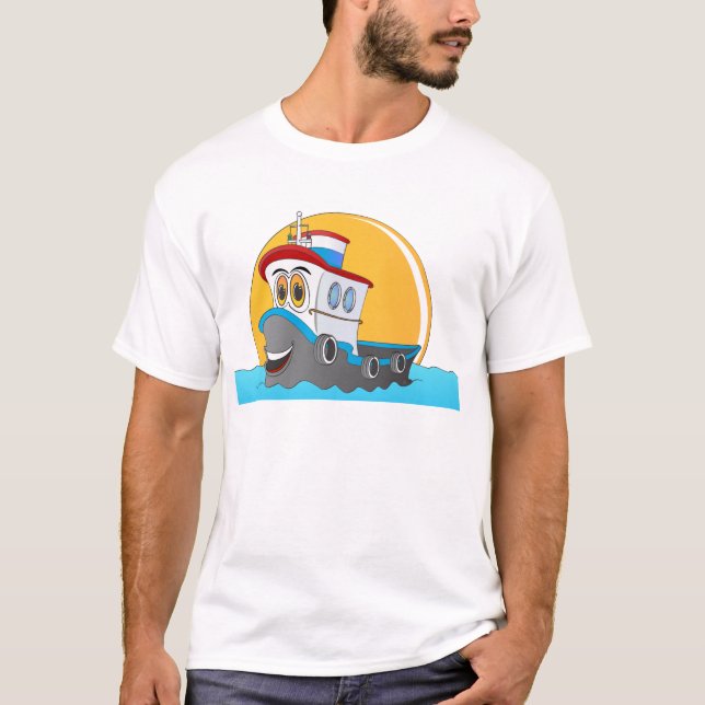 T-shirts Toque de Tug Boat (Frente)