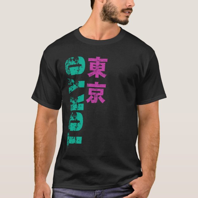 T-shirts Tóquio Kanji (Frente)
