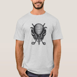 T-shirts Torneio de Golf Ball Clubs Golfer Golfe
